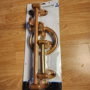Wood Bathroom Hardware Set